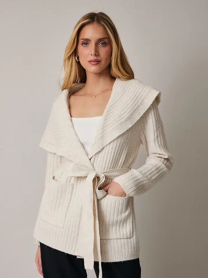 Long Sleeve Wrap Cardigan