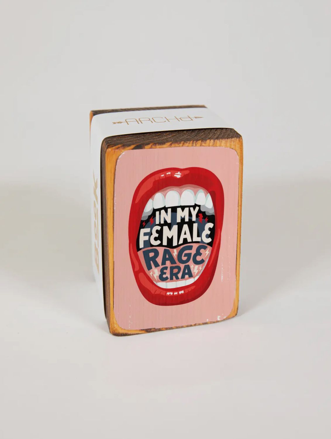 Handmade Book Ends , Color: Female Rage Era