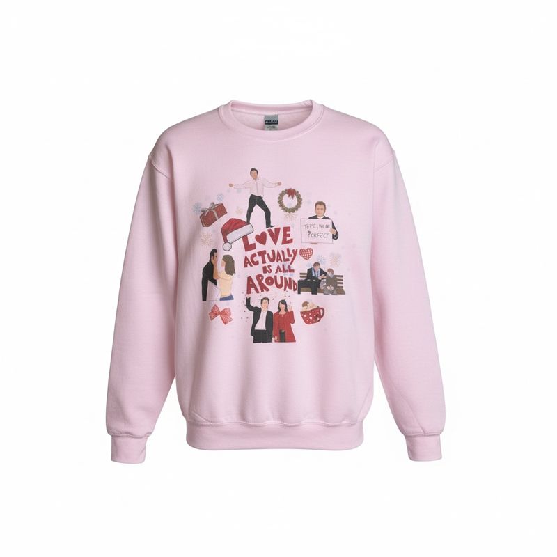 Love Actually Inspired Crewneck Sweater