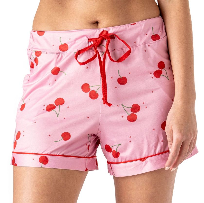 Signature Lounge Shorts, Color: Cherry on Top, Size: S/M