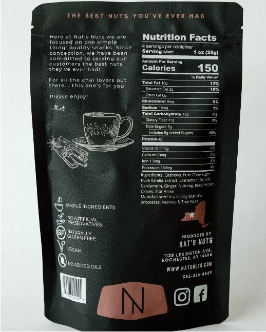 Vanilla Chai Cashew, 4 oz