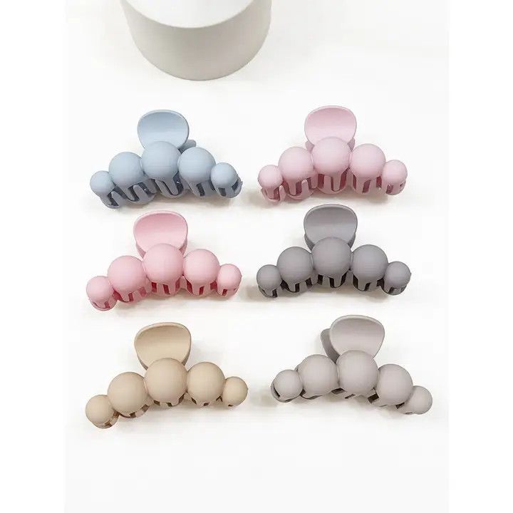 Bubble Pearl Hair Claw Clips