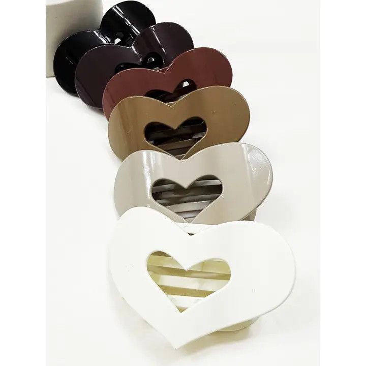 Heart Shape Flat Claw Clip