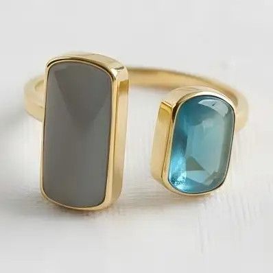 Adjustable Artistic Ring with Drip Oil Design