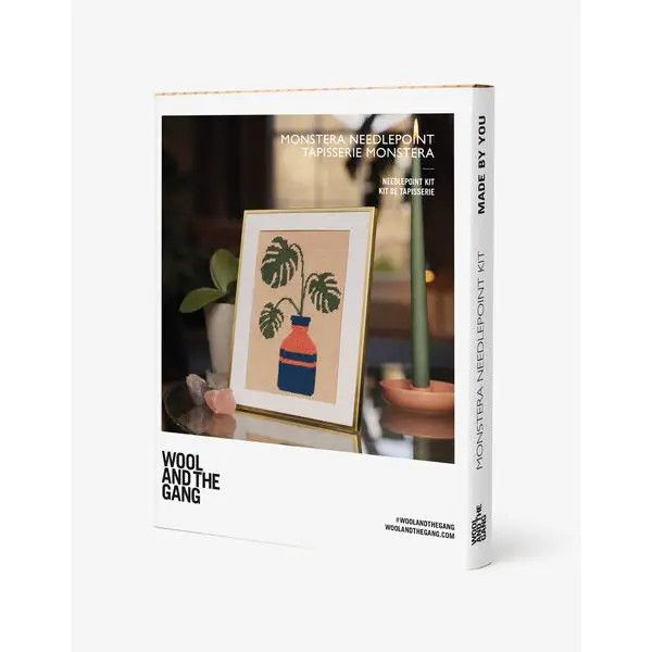 Wool and the Gang Monstera Needlepoint Kit