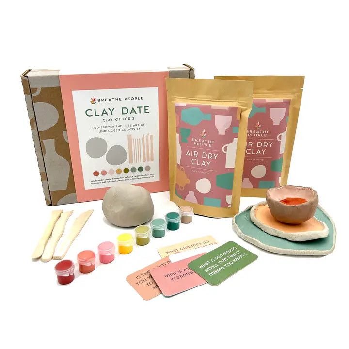 Deluxe Clay Date Activity Kit- Clay Kit For Two