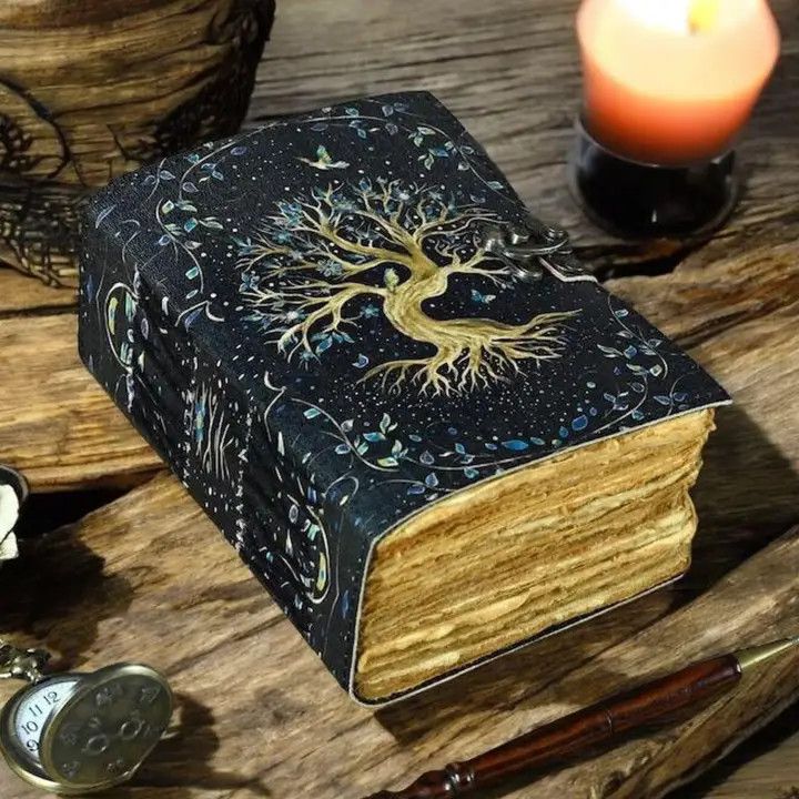 Celestial Tree of Life Handmade Journal