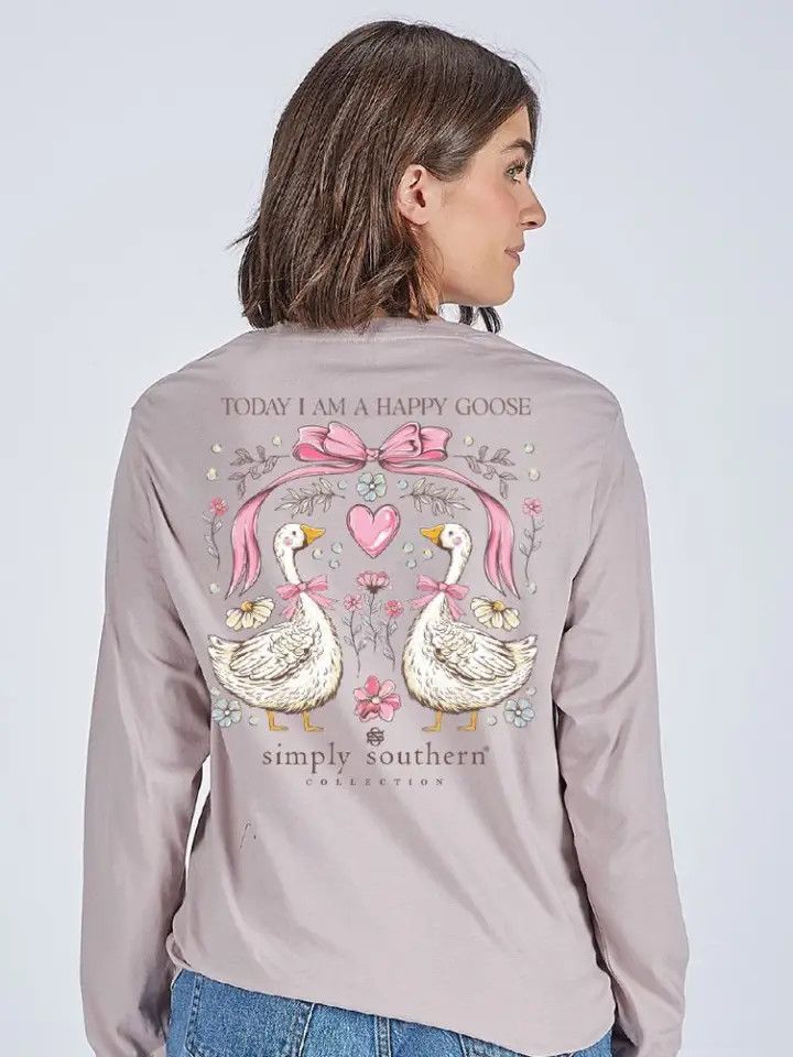 Today I Am A Happy Goose LS Tee