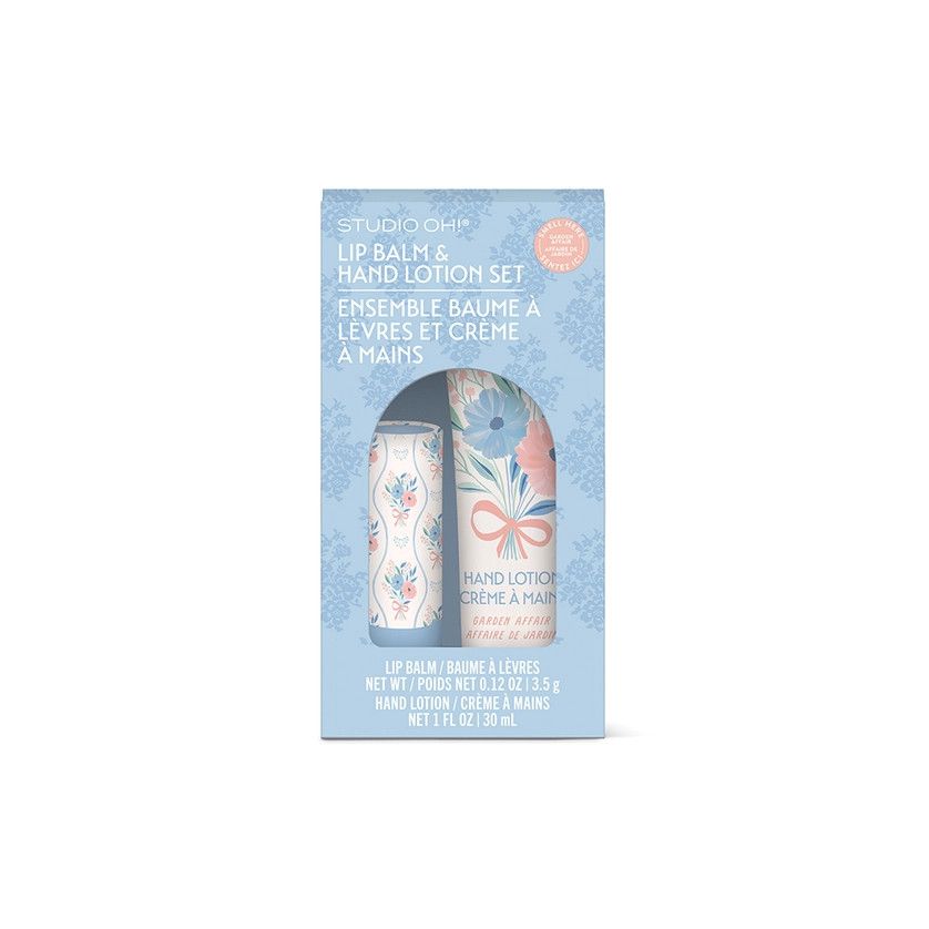 Lip Balm &amp; Hand Lotion Set, Color: Garden Affair
