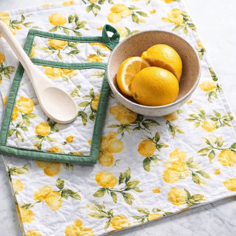 3 Piece Lemon Tree Kitchen Set