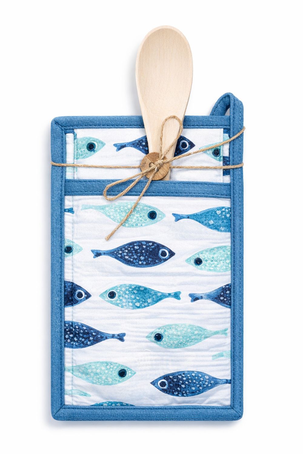3 Piece Blue Fish Kitchen Set