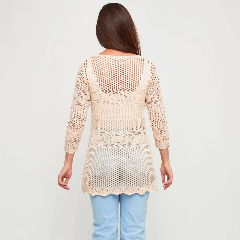 Brie Crochet Front Tie Cardigan