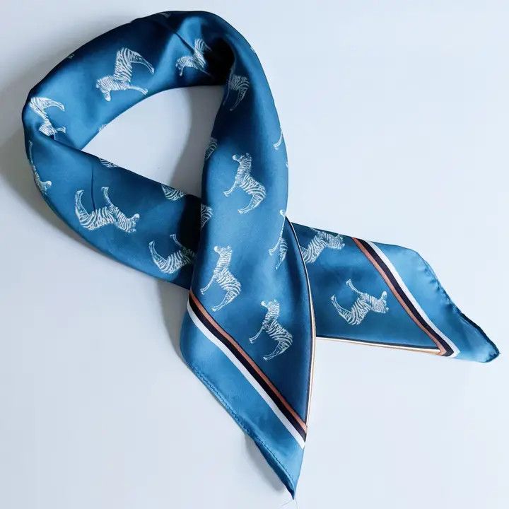 Silky Muse Satin Square Scarf