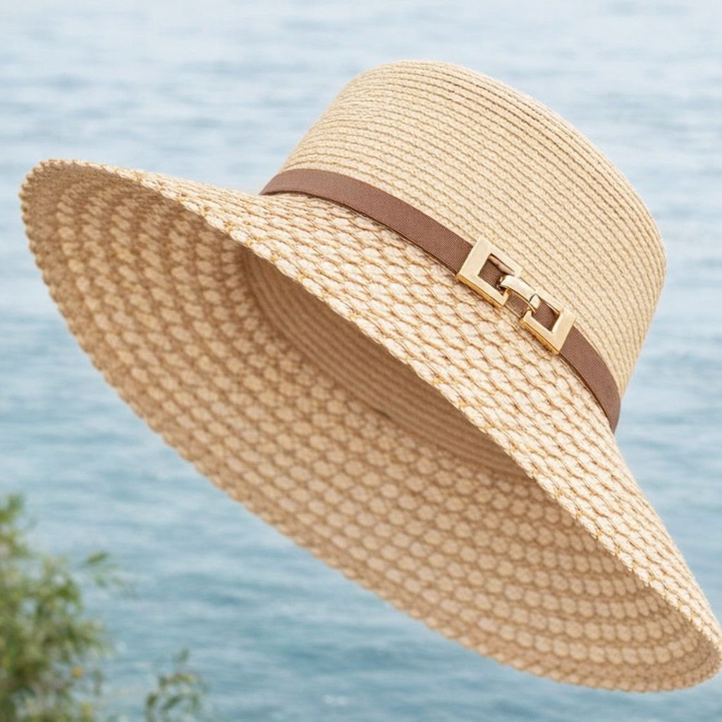 Vienna Contrast Wide Brim Hat, Color: Camel