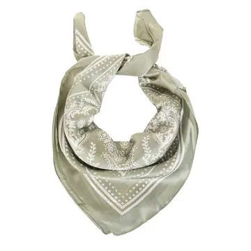 Light Paisley Design Bandana Scarf, Mint