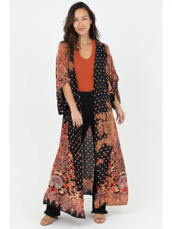 Bleach Tie Dye Kimono