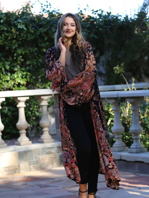 Bleach Tie Dye Kimono
