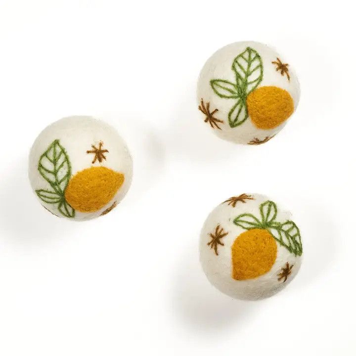 Wool Dryer Balls, set of 3
