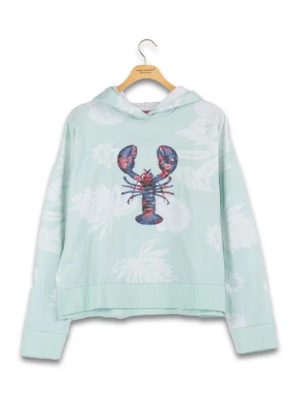 Lobster Print Hoodie