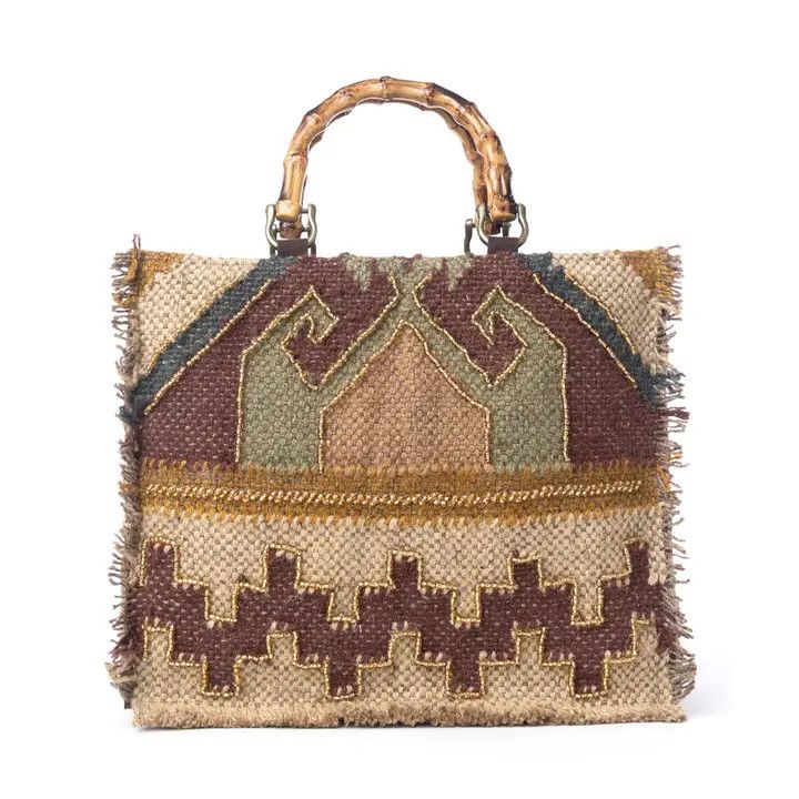 Desert Loom Jute Tote Bag