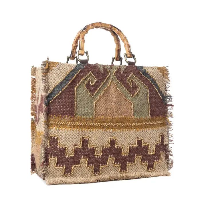 Desert Loom Jute Tote Bag