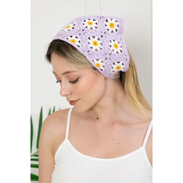 Flower Hair Scarf