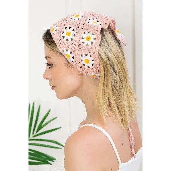 Flower Hair Scarf