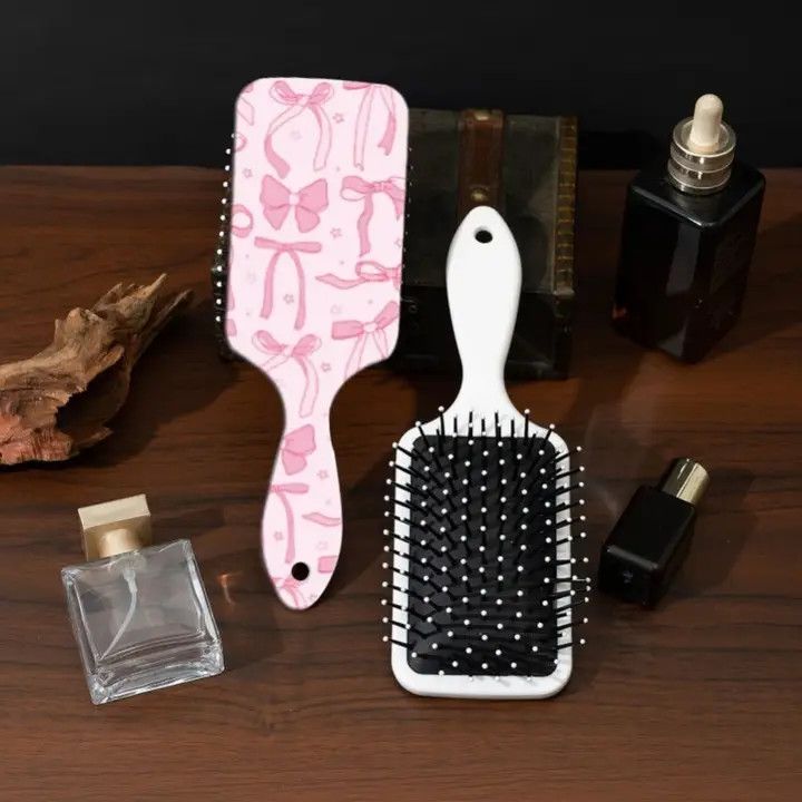 Large Detangle Paddle Hair Brush, Color: Bow B