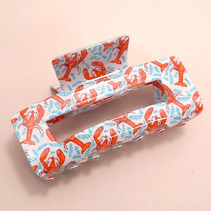 Under-the-Sea Themed Claw Hair Clip