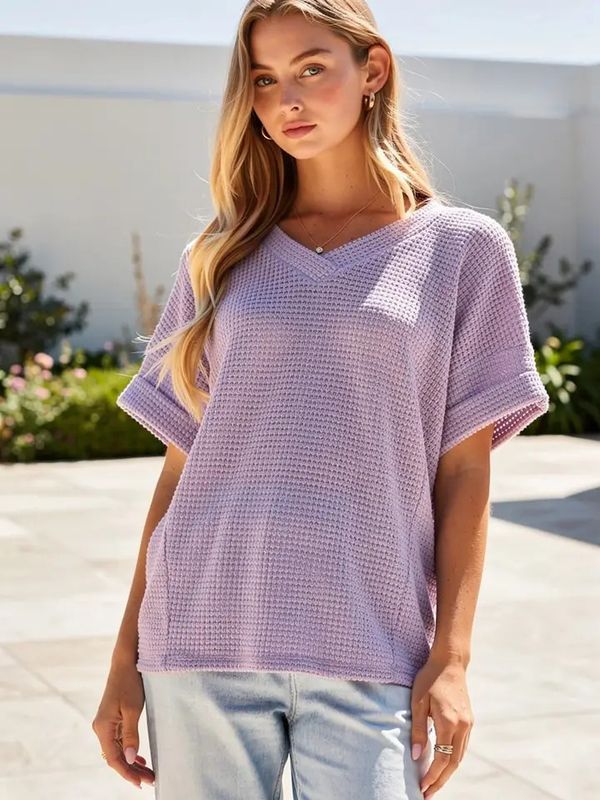 V-Neck Lightweight Sweater