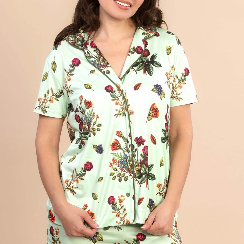 Secret Garden Pajama Top