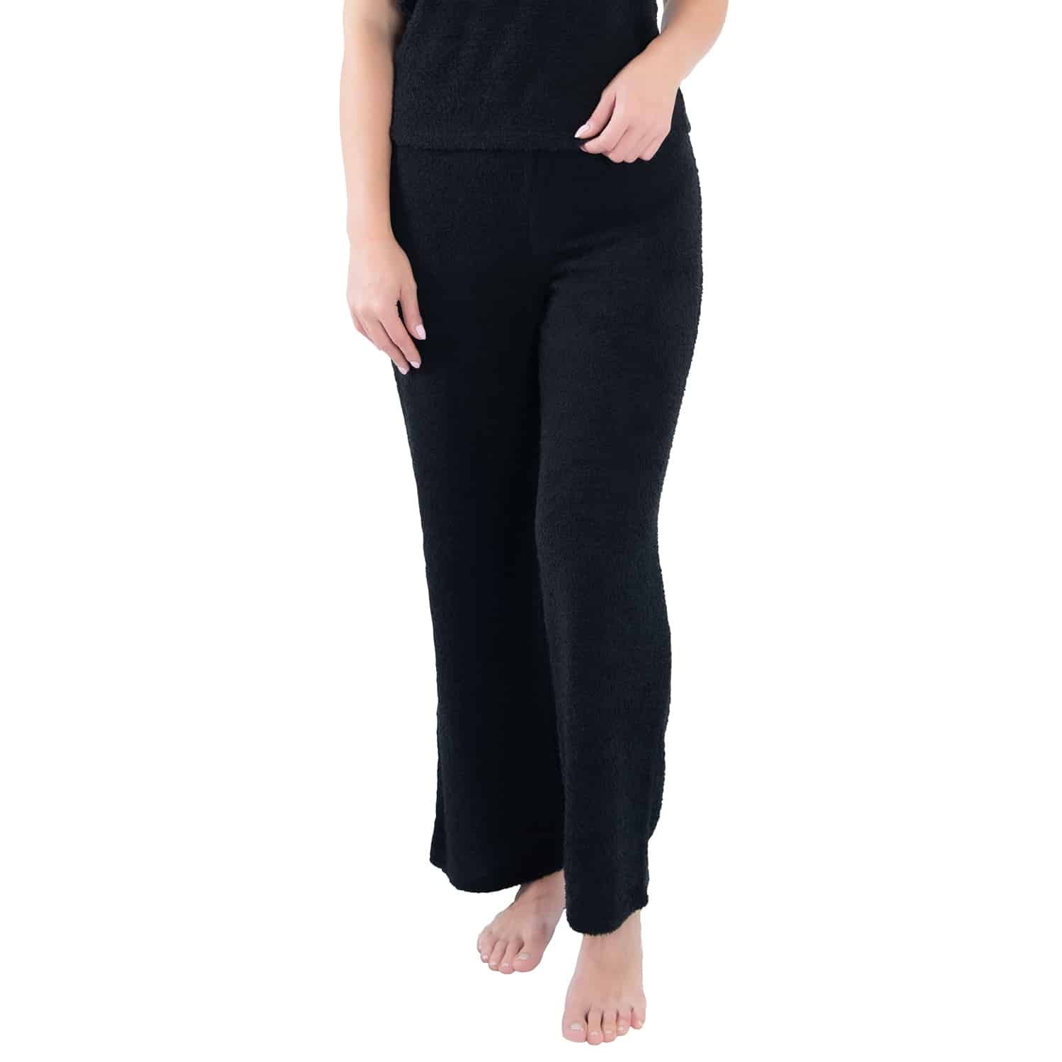Black Cozy Knit Pants