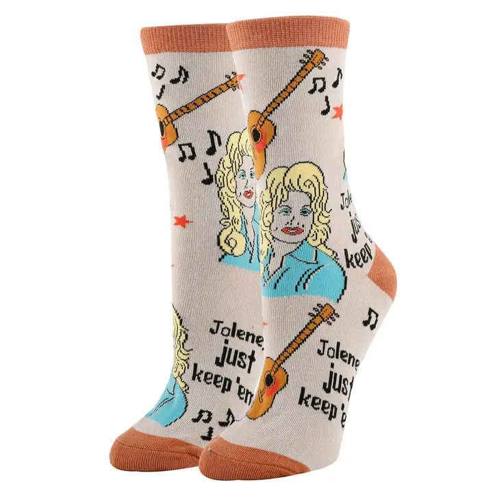 Women's Novelty Crew Socks Just Keep 'em