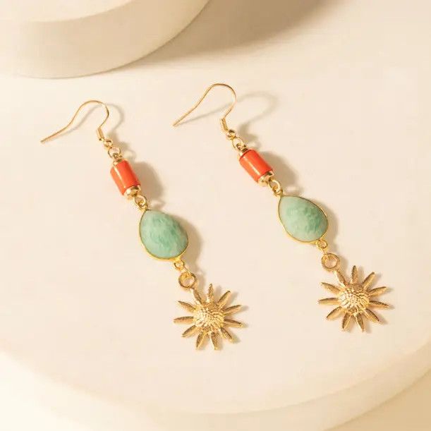 Dawnflare Drop Earrings