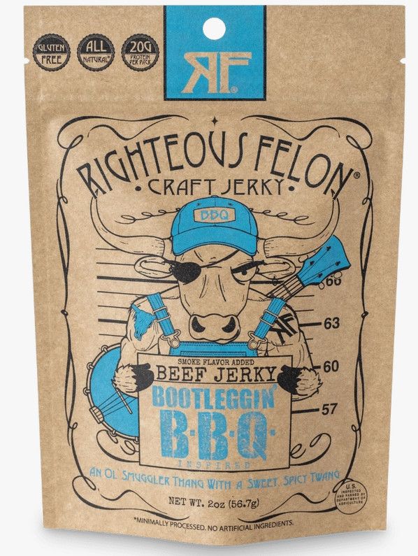 Bootleggin' Bbq Beef Jerky, 2oz