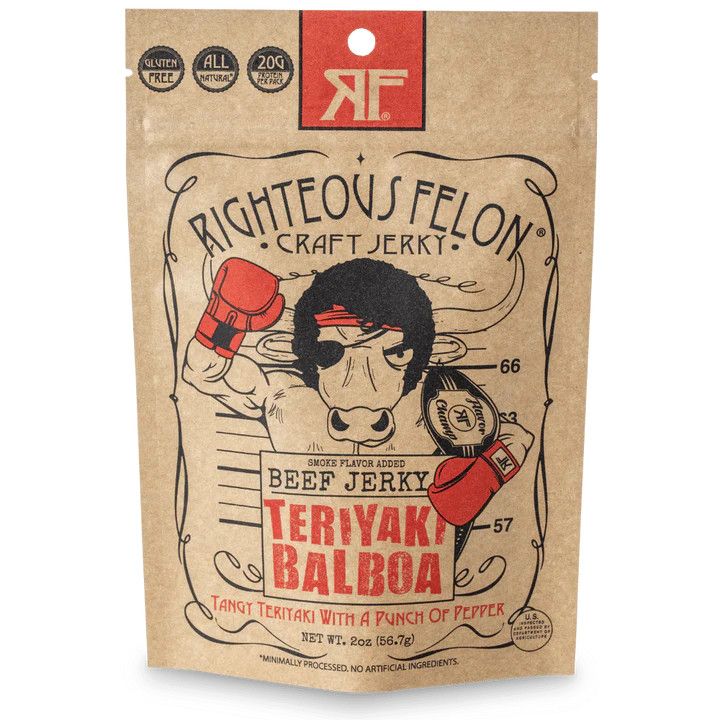 Teriyaki Balboa Jerky, 2oz