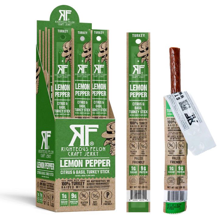 Lemon Pepper Turkey Stick 1oz