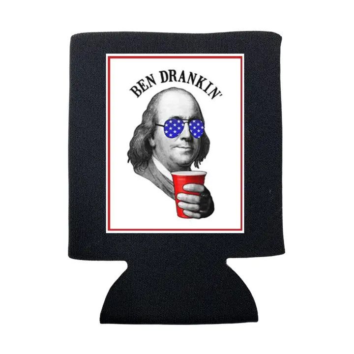 Ben Drankin' Can Cooler / Blk/ Reg
