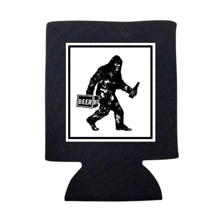 Big Foot Beer Can Cooler / Blk/ Reg