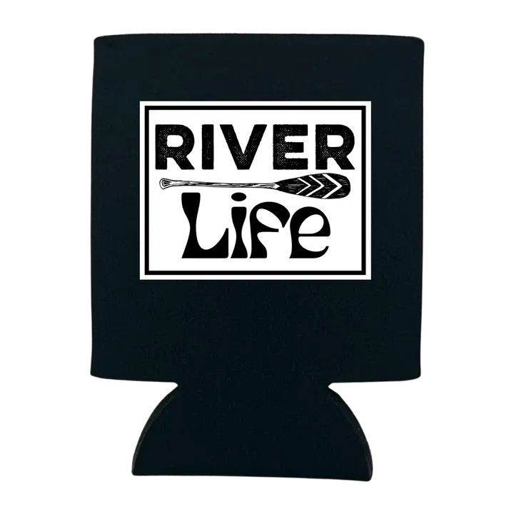River Life Can Cooler / Blk/ Reg