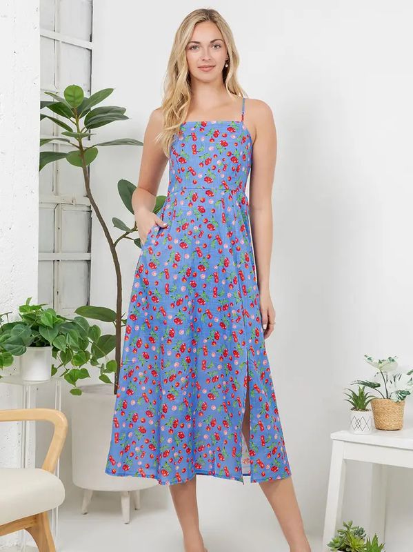 Cherry Print Cami Dress