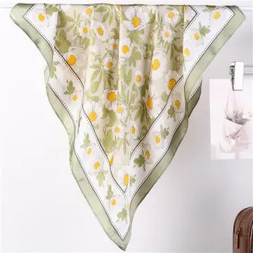 Spring Meadow Daisy Silky Feel Banada Scarf