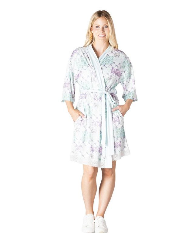 Patterned Long Robe