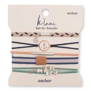 K'Lani Hair Bracelet, Color: Anchor