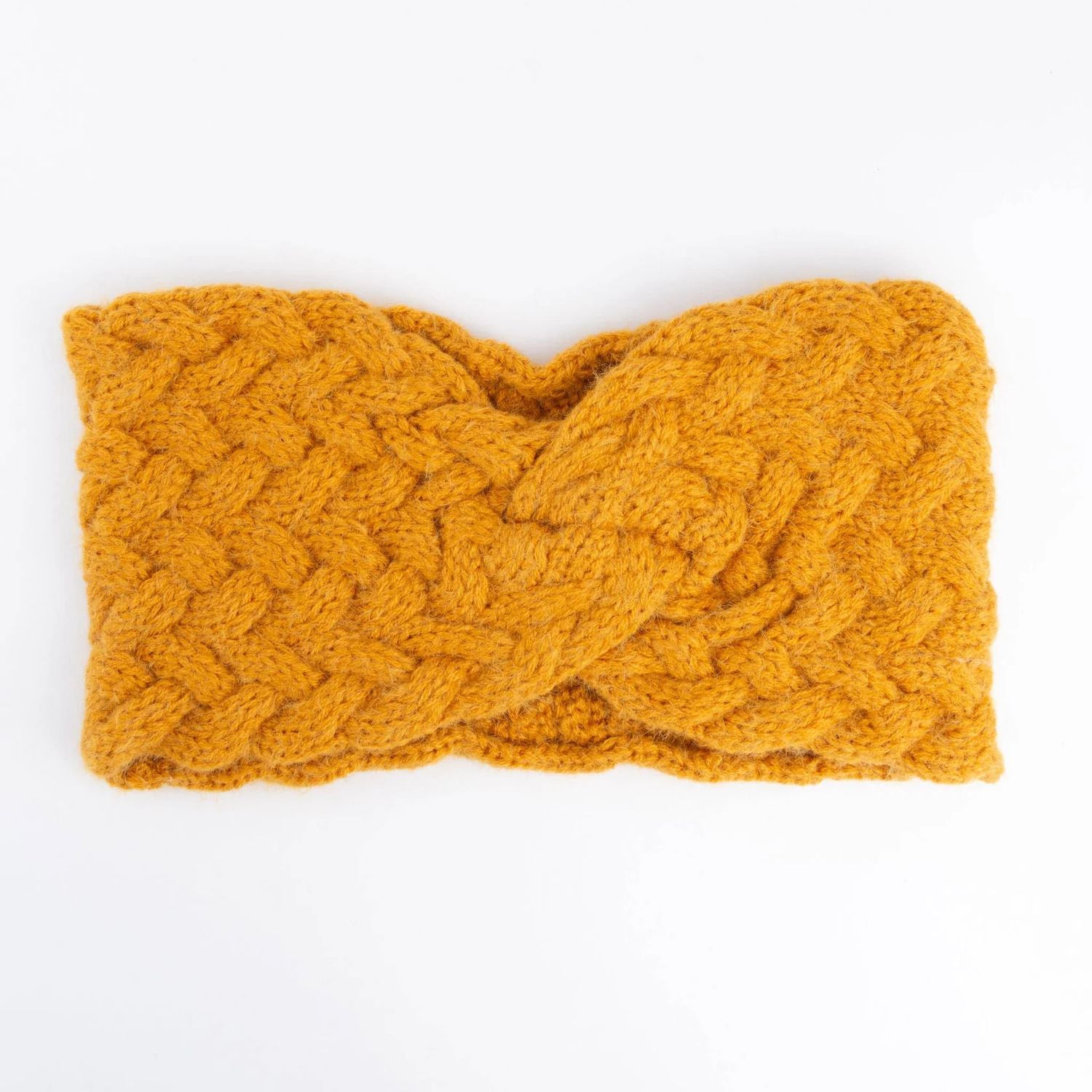 Mustard Icelyn Twist Headband