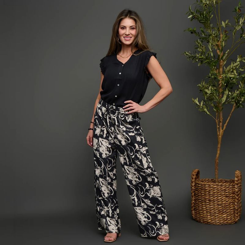 Onyx Sketch Laine Wide Leg Cargo Pants