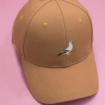 Toffee Embroidered Duck Hat
