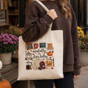 Fall Mentally in Canvas Tote Bag