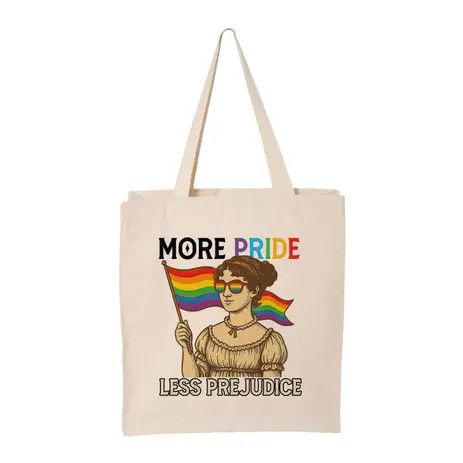 More Pride Less Prejudice Canvas Tote Bag