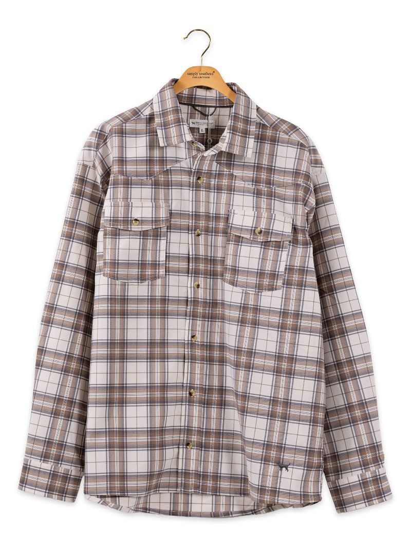 Western Prep Flannel, Lt. Brown